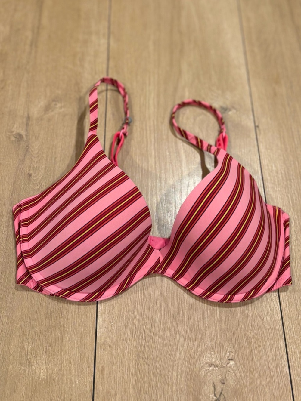 Pink Victoria’s Secret  Stripes Size 36C